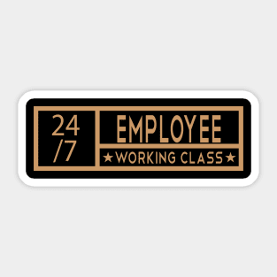 Employee Job Tittle Sticker